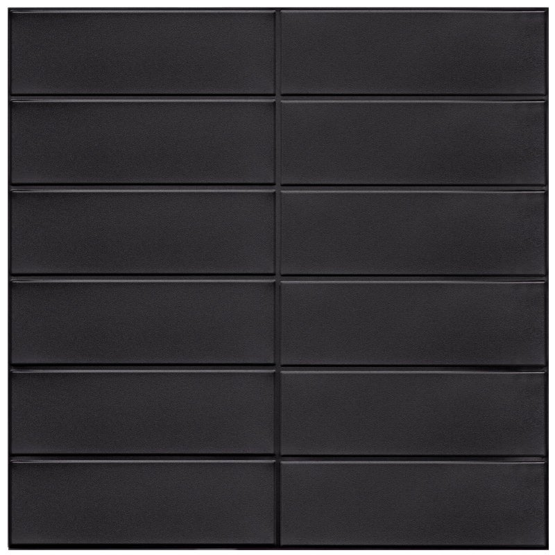 WoStick Self Adhesive Wall Tiles Black 3D Stick on Tiles Kitchen New Upgrade 305x305cm Large Full Size Peel and Stick Wall Tiles for Backsplash Kitchen and Bathroom 10SheetsPack
