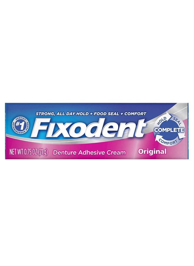 Fixodent Fixodent Denture Adhesive Cream Original 0.75 oz (Pack of 12)  - Image 1