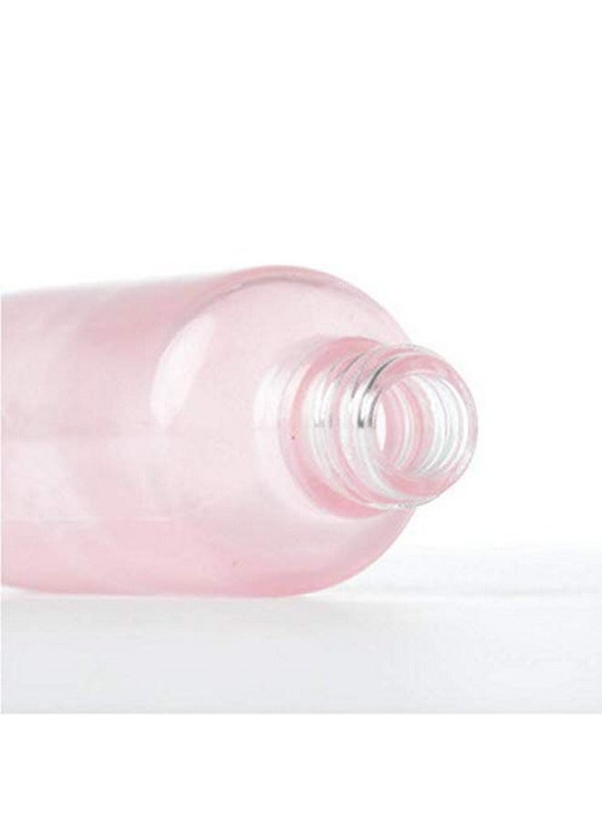Happyupcity 2Pcs 30Ml 1Oz Empty Pink Glass Spray Bottle Refillable Perfume Dispenser Bottles With Black Cap Cosmetic Liquid Makeup Water Container Atomizers Fine Mist Spray Jars Holder Pot  - Image 3