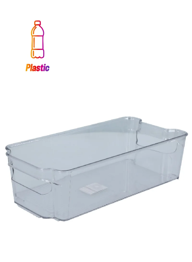 Felli Lightweight Multipurpose Plastic Fridge Storage Organizer Clear 31.5 x 15.9 x 9 cm FF-8105S
