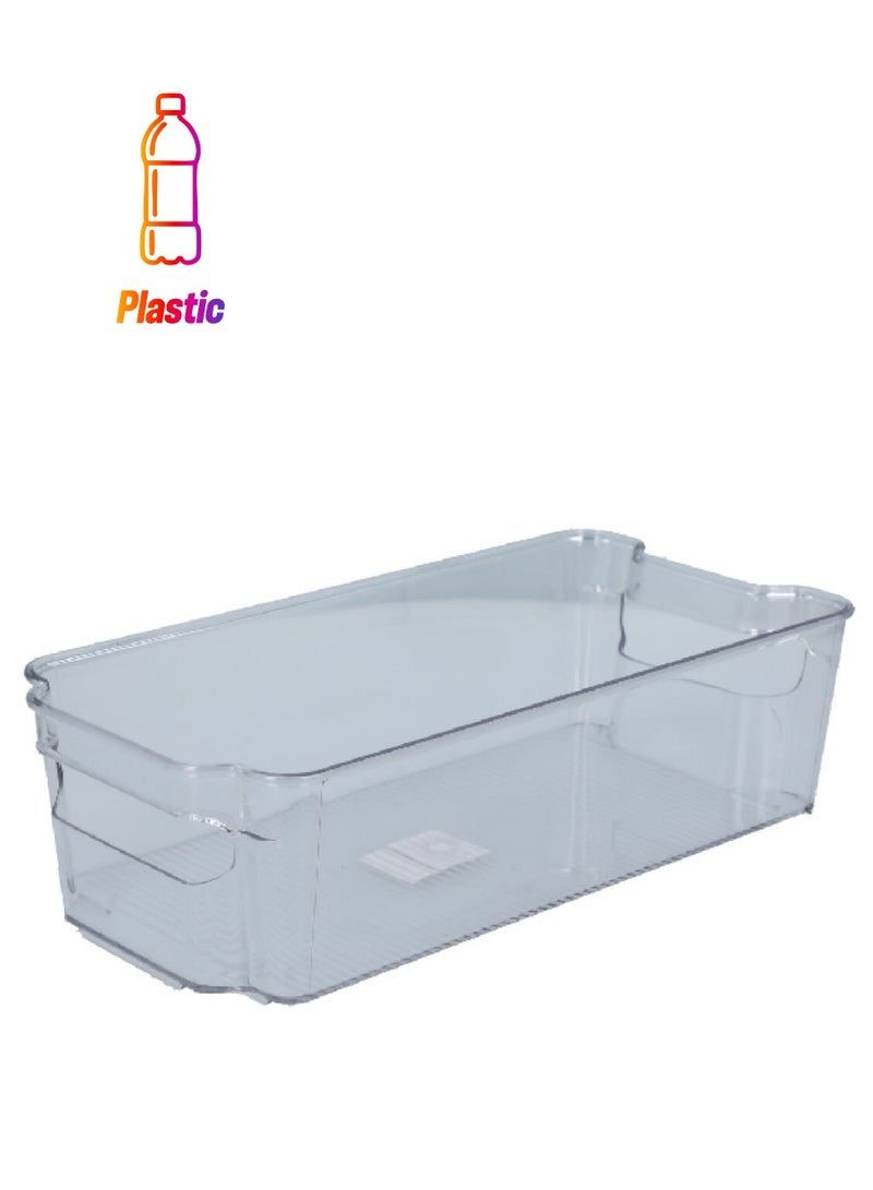 فيلي منظم تخزين مصنوع من بلاستيك متعدد الاستخدامات وخفيف الوزن وشفاف وبأبعاد 31.5 × 15.9 × 9 سم  FF-8105S - Image 1