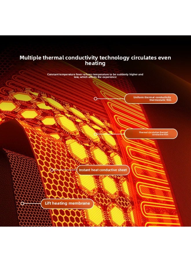 Ellie Heating Heating Pad Warm Table Mat Office Computer Desktop Heating Mouse Pad-Color:800x330mm-Pattern:Jr-aili 102  - Image 3