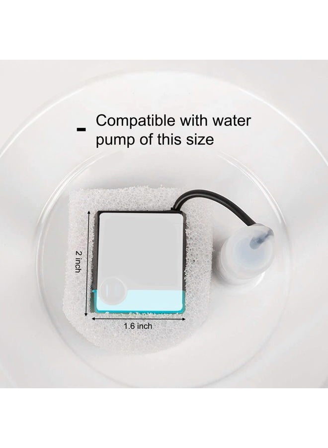 Cirfifth Cat Water Fountain Foam Filters, Compatible with Multiple Pet Fountain Dispenser Sponge Filters (12 Pcs) - Image 4