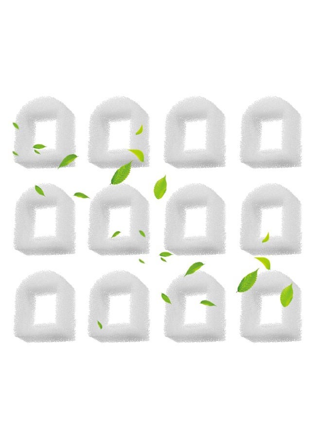 Cirfifth Cat Water Fountain Foam Filters, Compatible with Multiple Pet Fountain Dispenser Sponge Filters (12 Pcs) - Image 1