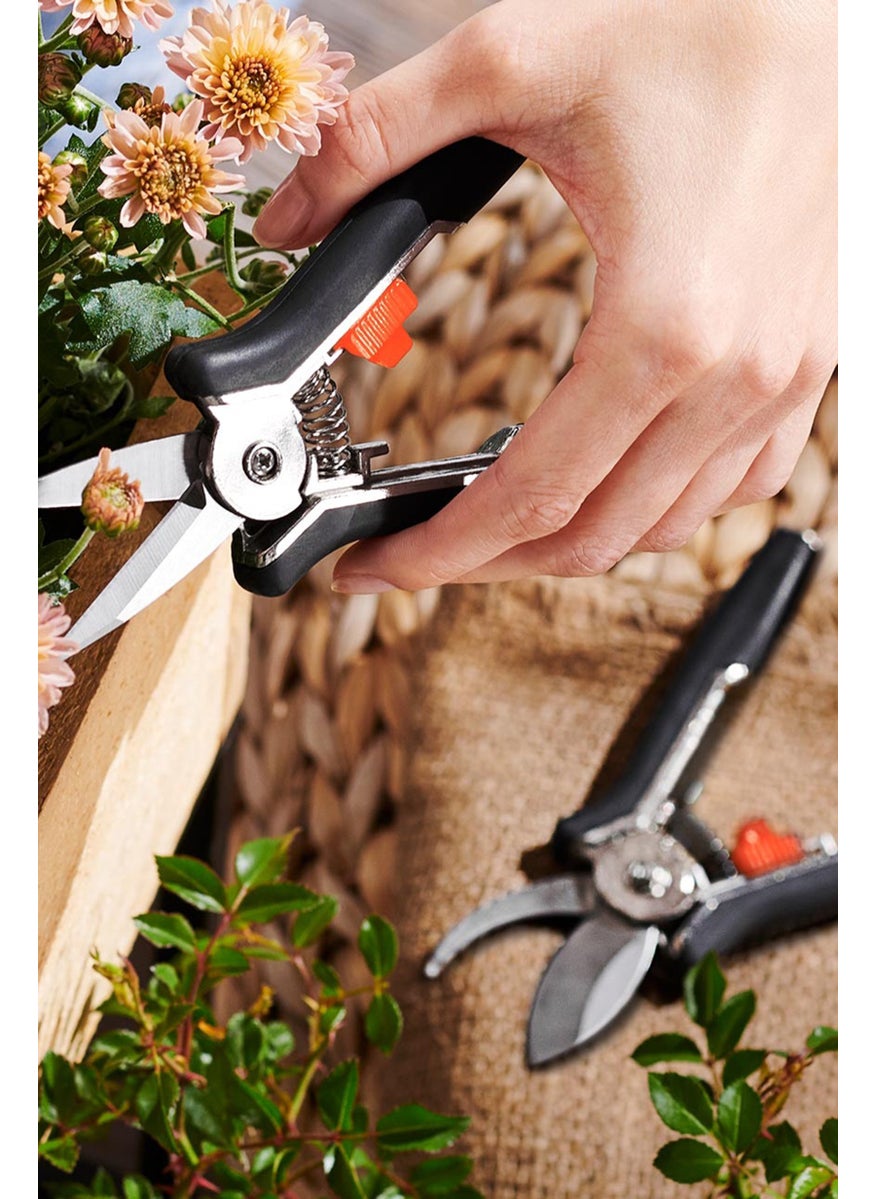Tchibo - 2 Pieces Mini Garden Scissors, Black - Image 1