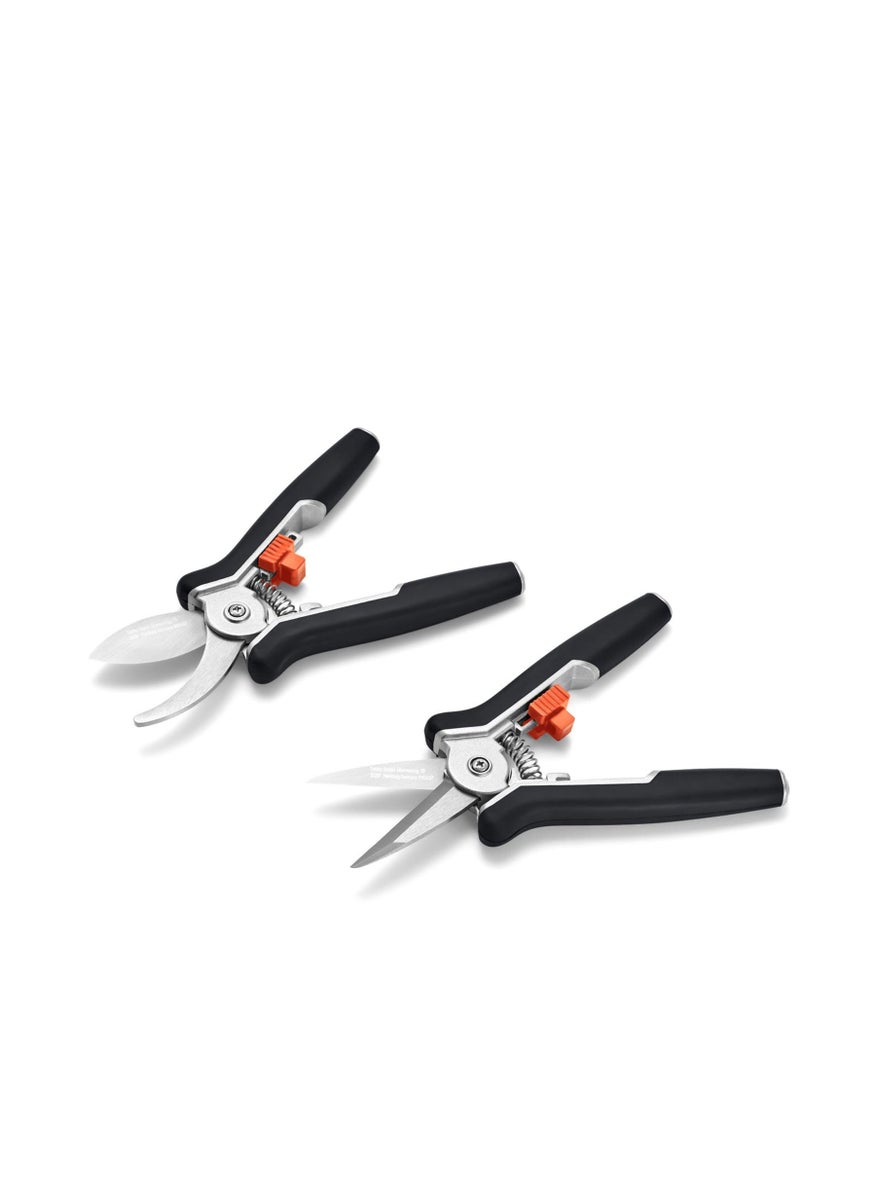 Tchibo - 2 Pieces Mini Garden Scissors, Black - Image 1