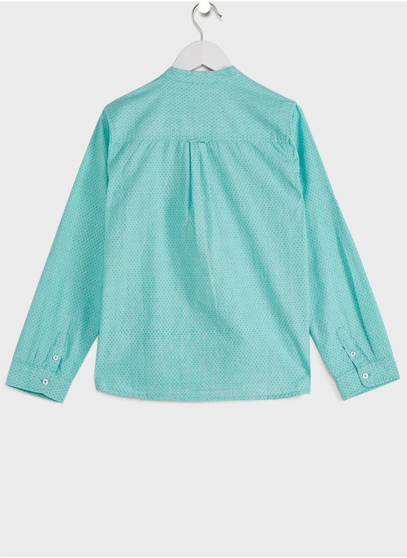 Zippy Kids Grandad Collar Shirt