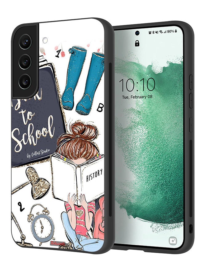 Tolwak Samsung Galaxy S21 5G Protective Case Cover Back To School Girl Reading History - Image 1