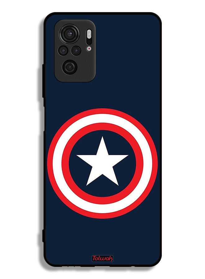 Tolwak Xiaomi Poco M5s Protective Case Cover Captain America - Image 2