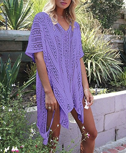 HARHAY Women's Summer Swimsuit Bikini 2023 Beach Swimwear Crochet Cover up - Image 2