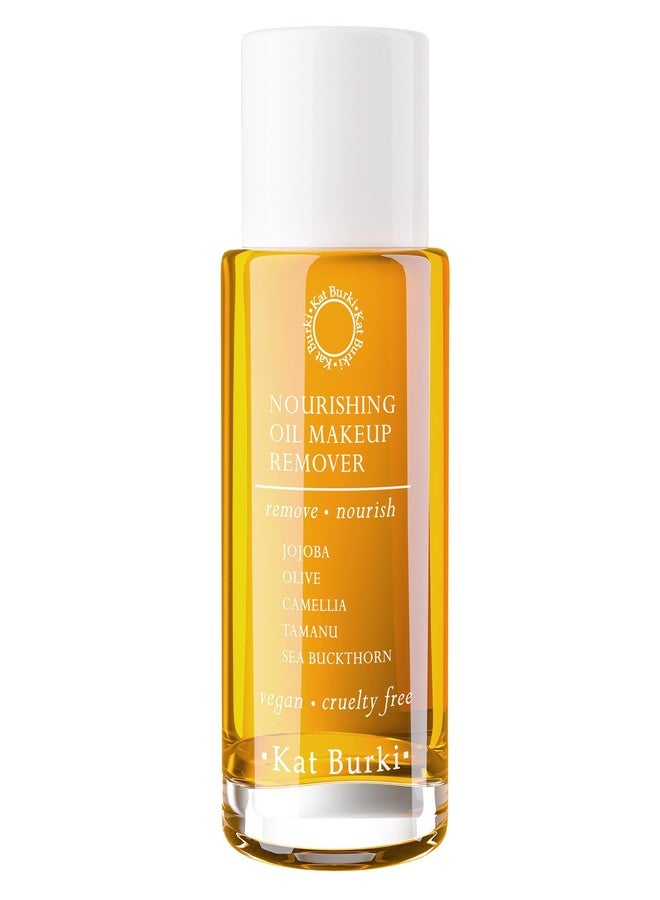 Kat Burki Nourishing Oil Makeup Remover & Face Cleanser. Moisturize & Cleanse without Clogging Pores, for All Skin Types, 4 fl. oz. - Image 1