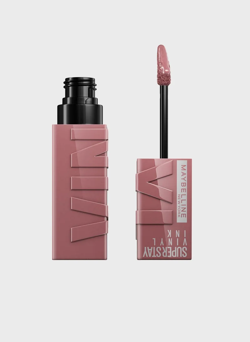 MAYBELLINE NEW YORK Maybelline New York Super Stay Vinyl Ink Nudes Longwear Transfer Proof Gloss Lipstick, Awestruck