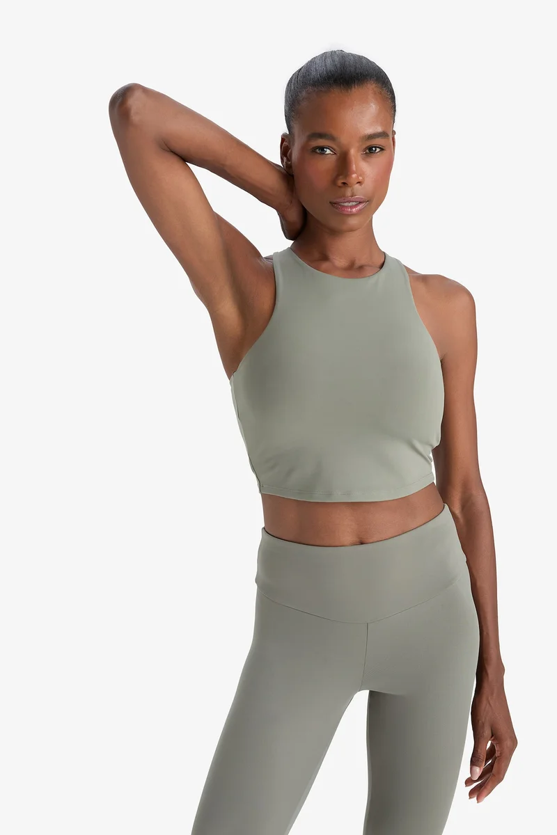 Defacto  Padded Stretchy Fabric Sports Bra for Women | Best Price UAE