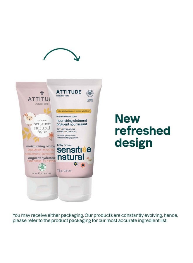 أتيتود مرهم الجسم الواقي من أتيتيود، مكونات نباتية ومعدنية، منتجات عناية شخصية نباتية وخالية من القسوة للبشرة الحساسة، بدون رائحة، 2.5 أونصة سائلة - Image 1