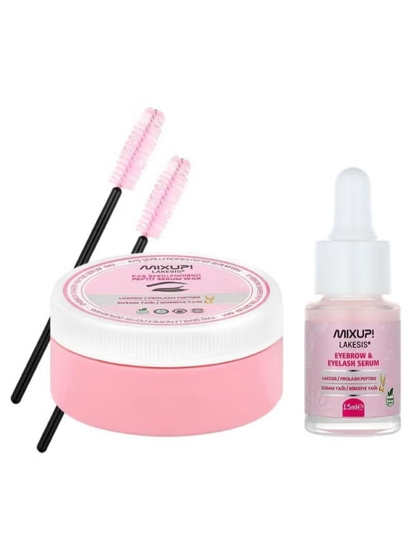 ميكس اب  مجموعة مصل سيروم ببتايد للحواجب والرموش من ميكس اب - Image 2