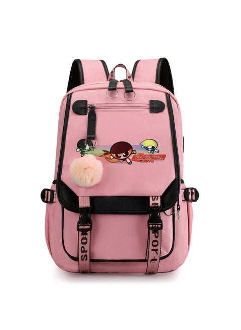 Student creative pattern backpack three-piece set 3D butterfly series men's and women's large-capacity computer backpack combination,21- Three-piece set - 4 - 247