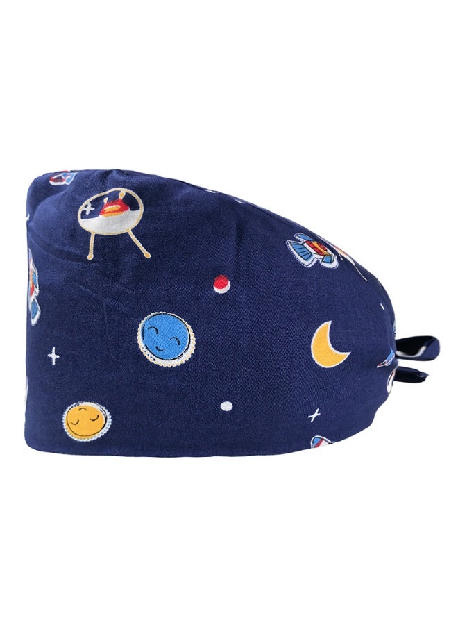 KUYING Nurse Hat With Small Fresh And Cute Pattern Medical Work Hat 
