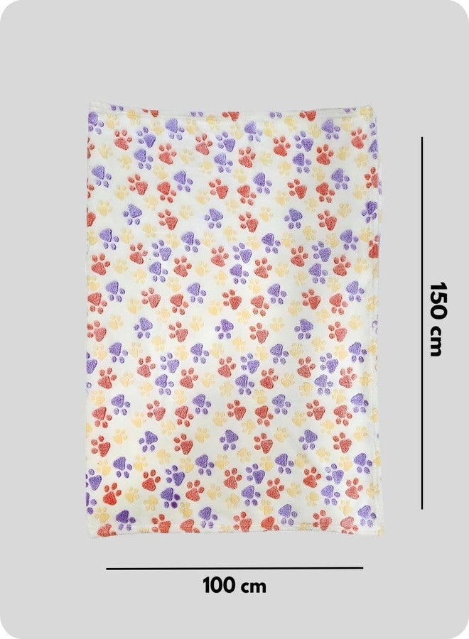 First Kick بطانية أطفال مطبوعة من فيرست كيك للأولاد والبنات (1-5 سنوات)، الطول 150 سم × العرض 100 سم، عبوة من قطعة واحدة. - Image 4