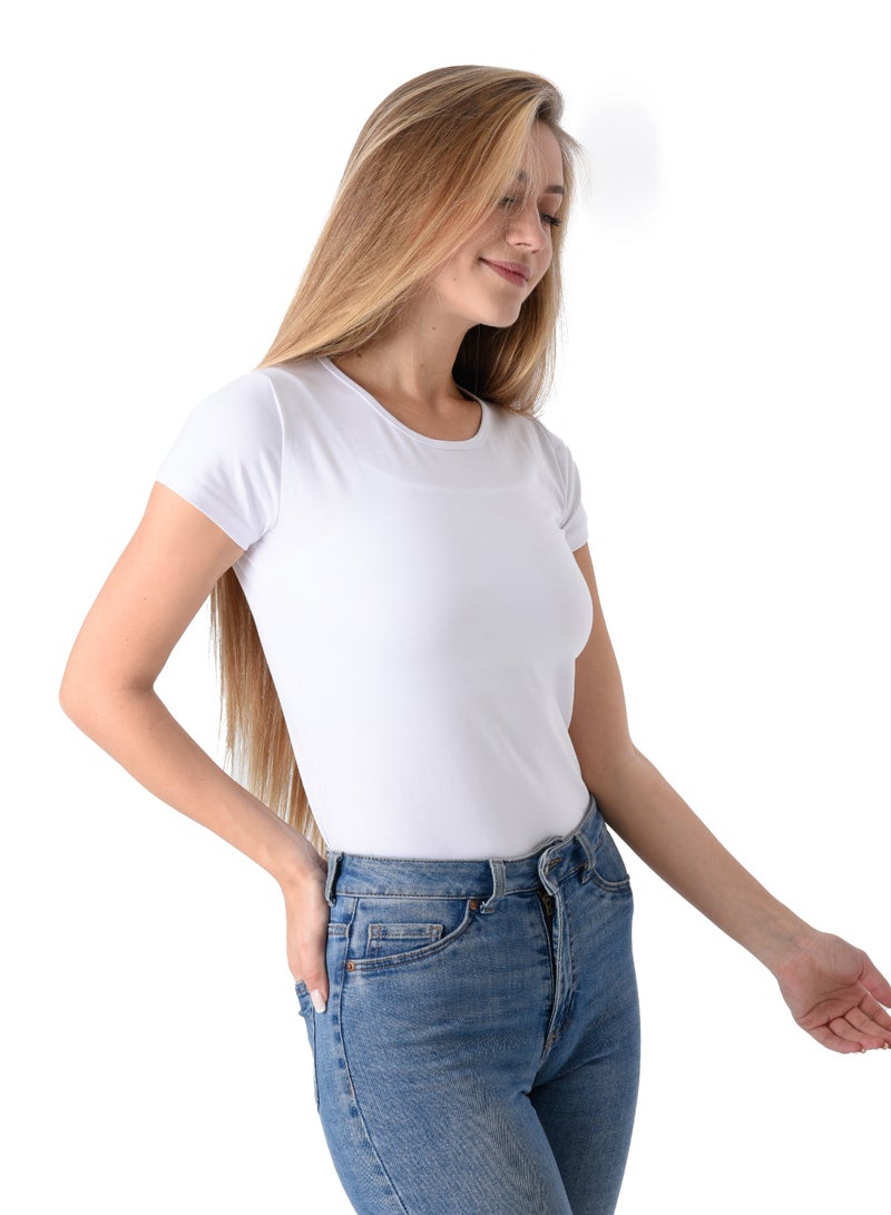 Milk Comfy Cotton Half Sleeve Body for Women - Image 2