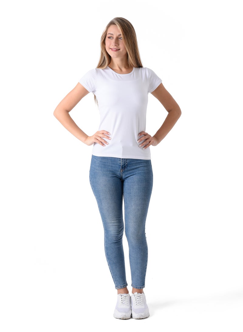 Milk Comfy Cotton Half Sleeve Body for Women - Image 3
