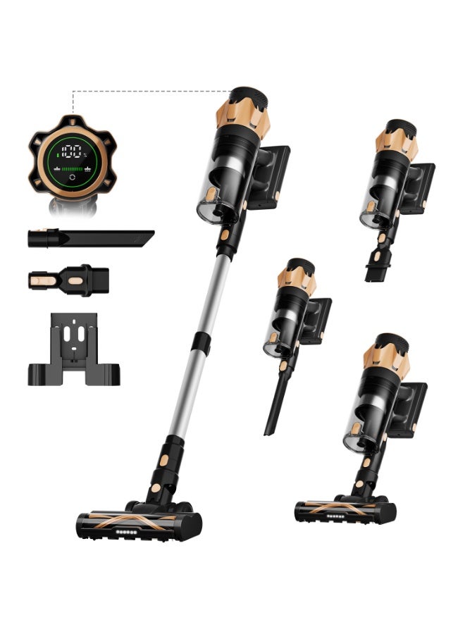 ibsun Cordless Vacuum Cleaner, 550W 45KPA Suction, Self-Standing Design & Touch Screen, Anti-Tangle Brush for Home, Pet Hair, Carpets & Floors - Image 1