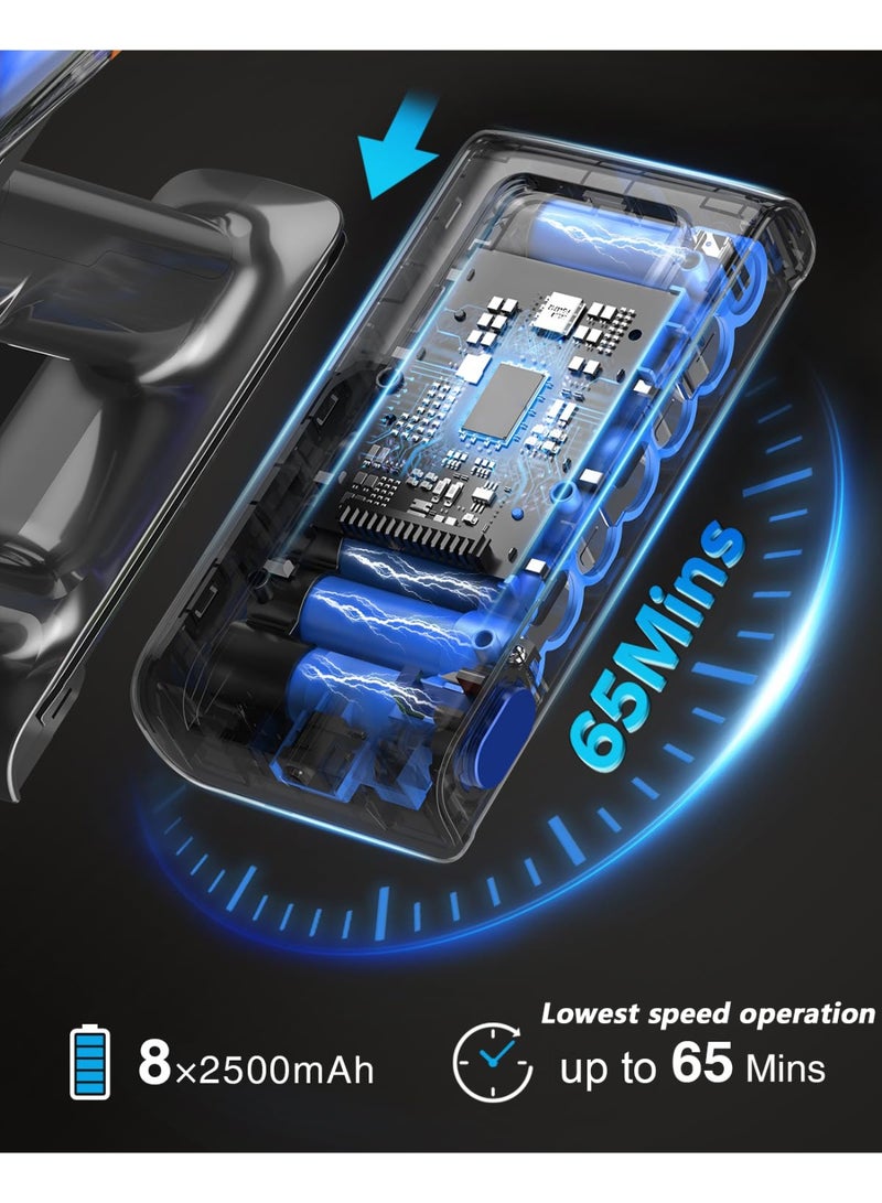 ibsun Cordless Vacuum Cleaner, 550W 45KPA Suction, Self-Standing Design & Touch Screen, Anti-Tangle Brush for Home, Pet Hair, Carpets & Floors - Image 3