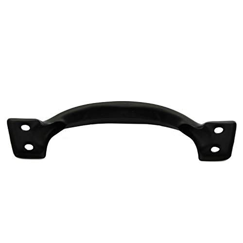 JCBIZ 10pcs Door Handle Iron Pulls 99mm in Black with Screws for Doors Drawers - Image 3