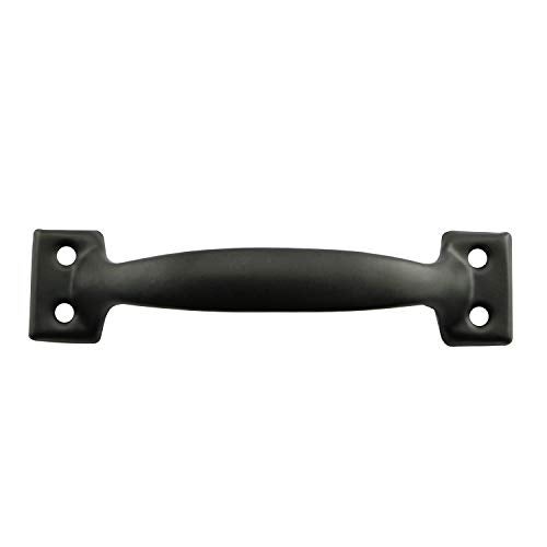 JCBIZ 10pcs Door Handle Iron Pulls 99mm in Black with Screws for Doors Drawers - Image 4