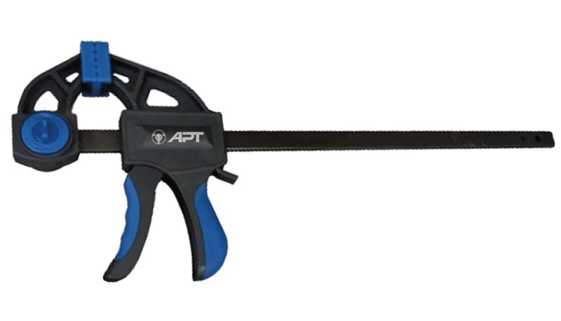 APT Quick Ratchet Bar Clamp with soft Non-Marking Pads 300mm (AH2630420-300) - Image 1
