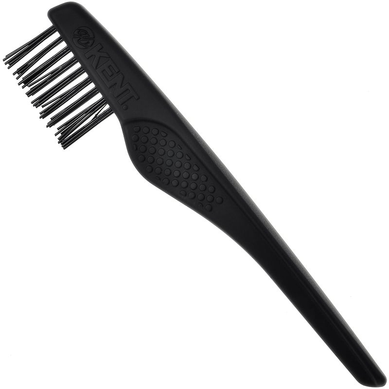 Kent LPC2 Hair Brush Cleaning Tool and Hairbrush Cleaner Rake for Hair Removal, and Brush Rake for Removing Hairs and Dandruff from Brushes, Combs and Grooming Tools - Image 1
