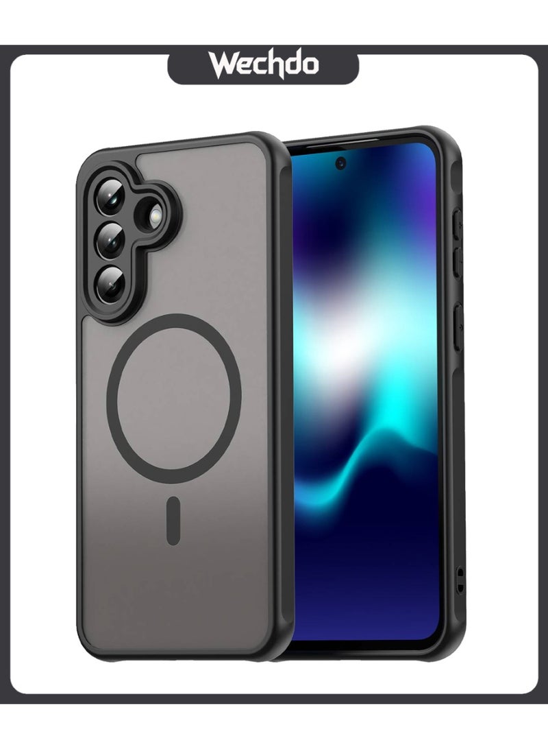 Wechdo for Samsung Galaxy A57 5G Case, [Magnet Fit] Shockproof Phone Cover with Slim Frosted Translucent Soft-Touch Design, Precision Camera Cutout, Anti-Slip Protective Case for Samsung A57 5G - Image 1