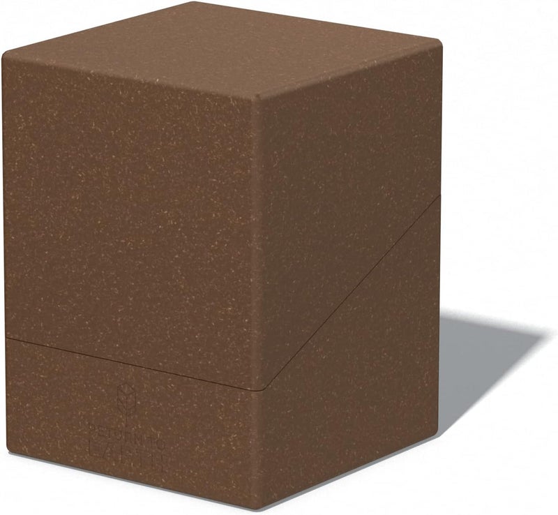 Ultimate Guard RTE Boulder 100+, Deck Case for 100 Double-Sleeved TCG Cards, Brown, 97% Renewable, Made in Germany, Secure & Durable Storage - Image 4