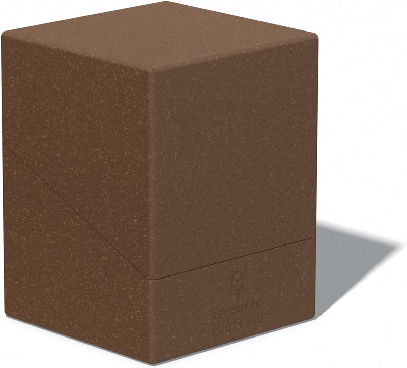 Ultimate Guard RTE Boulder 100+, Deck Case for 100 Double-Sleeved TCG Cards, Brown, 97% Renewable, Made in Germany, Secure & Durable Storage - Image 1