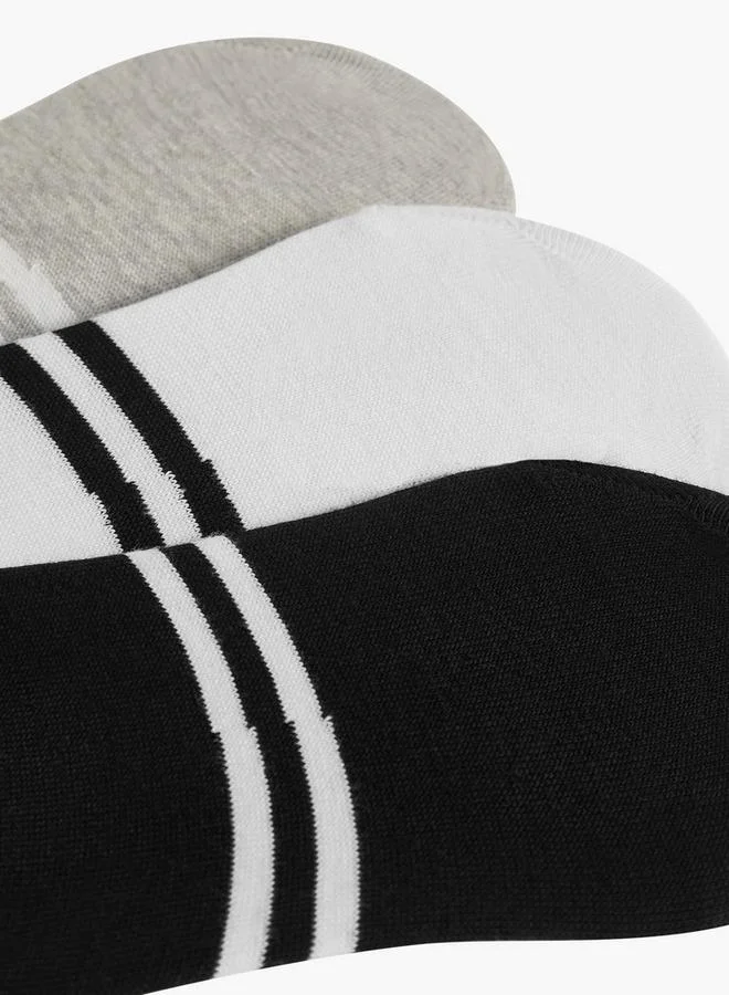 Kappa  Set of 3 - Kappa Logo Print Invisible Socks for Men | Best Price UAE