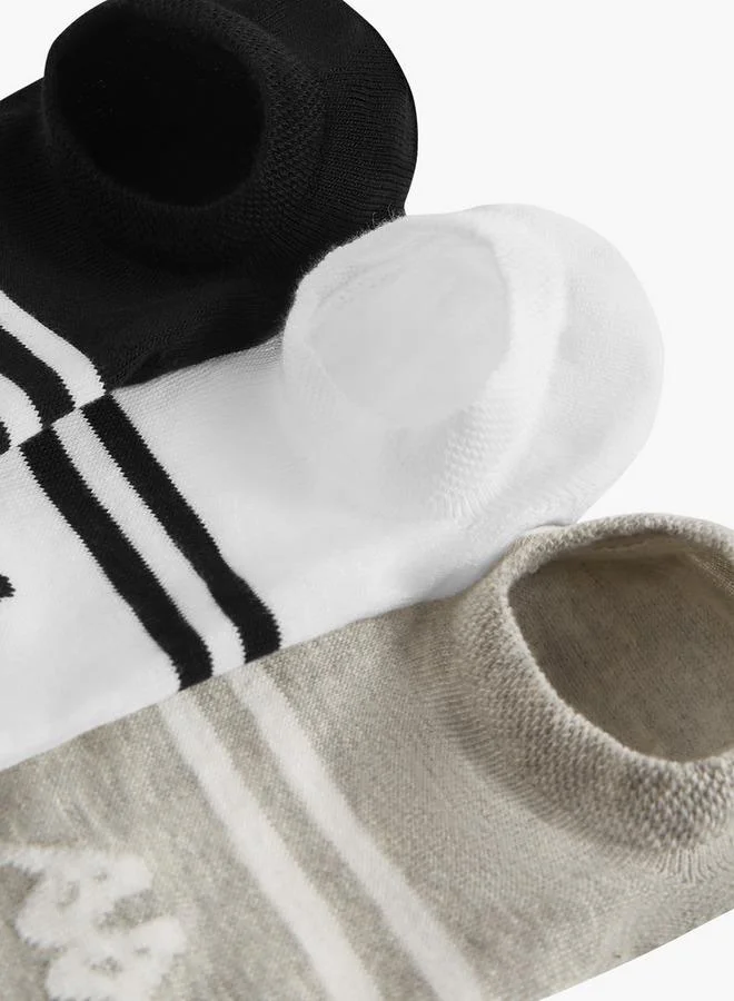 Kappa  Set of 3 - Kappa Logo Print Invisible Socks for Men | Best Price UAE