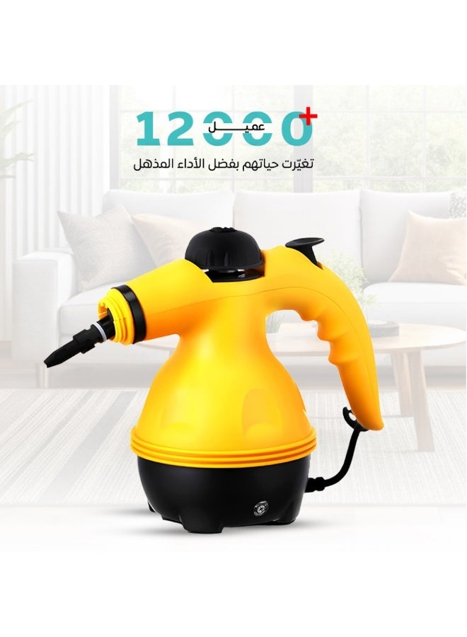Portable Handheld Steam Cleaner  Multifunctional High Temperature With 9 Pieces Accessories (220/240 - 1000 V) - Image 1