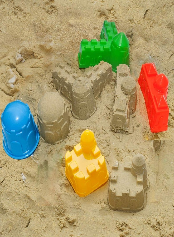 Holady 7 Pcs Beach Sand Toys Set,Includes Beach Toys Castle Molds Sand Molds, Beach Bucket,Shovel Tool Kit,Fun Outdoor Games Beach Accessories for Boys Girls - Image 5