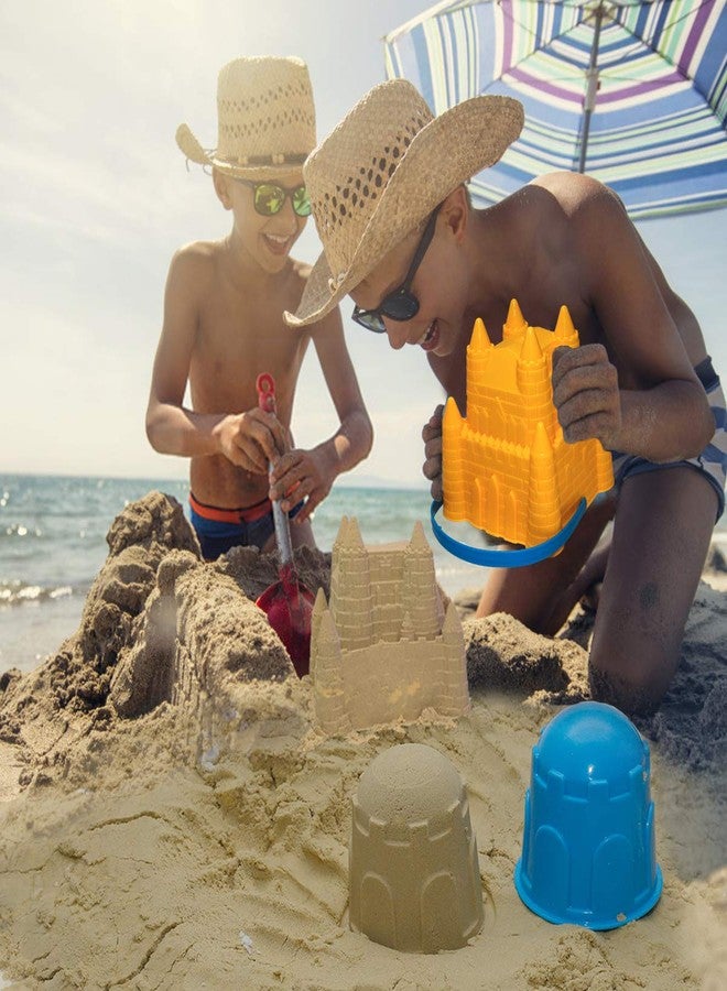 Holady 7 Pcs Beach Sand Toys Set,Includes Beach Toys Castle Molds Sand Molds, Beach Bucket,Shovel Tool Kit,Fun Outdoor Games Beach Accessories for Boys Girls - Image 4