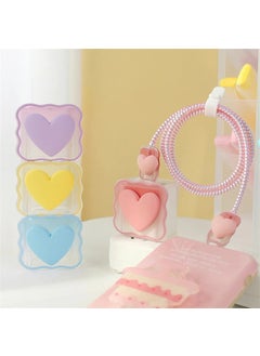 Case My Charging Head and Cable Protector Set of 4 Apple iPhone 20 W Type-C Charging Adapter Compatible Charging Protector