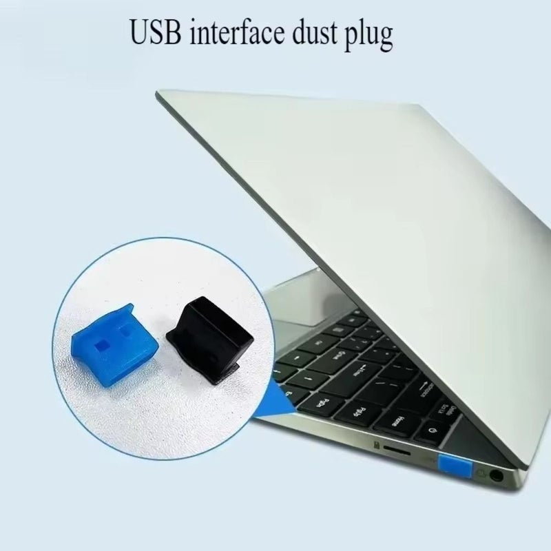10pcs Transparent USB Port Dust Plugs Protective Covers for Computers Laptops TVs and Routers - Image 5