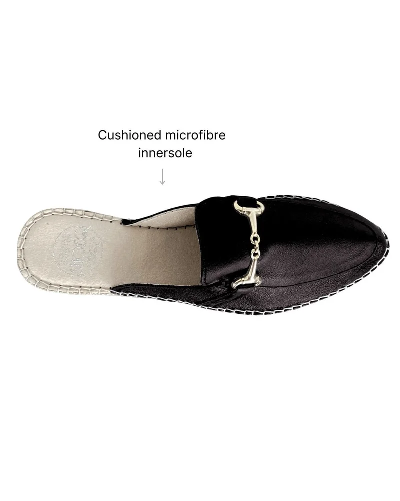 SHOEQ Midnight Espadrille Mule for Women | Best Price UAE
