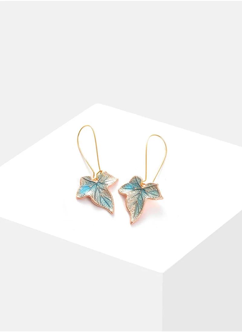SOHI Foliage Drop Earrings
