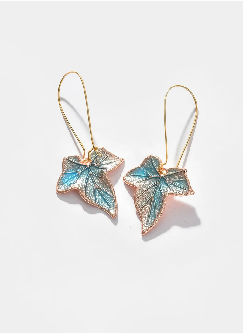 SOHI Foliage Drop Earrings