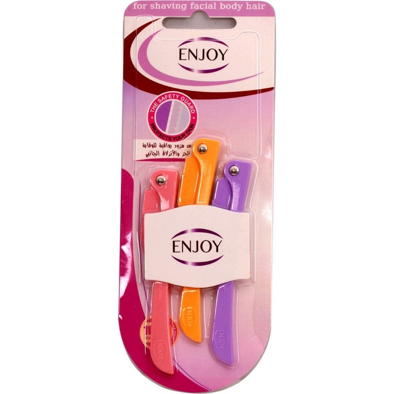 Enjoy Face Razor For Shaving Face Hair 3 Pcs