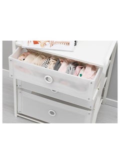 Zaboon Chest Of 3 Drawers, White, 55X62 Cm  - Image 2