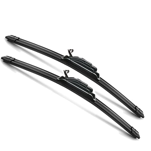 JustCar 13 and 13 Windshield Wipers Blades for Jeep Wrangler 19972006 Pack Of 2OEM Quality Premium AllSeasons Wiper bladesStable and Quiet Armor wiper blades for My Car