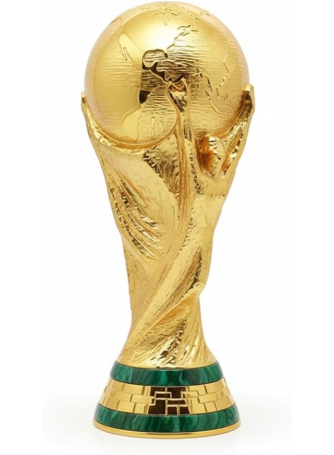 Golden Football Trophy Champion Gold Trophy World Cup Fans Football Competition (Size: 26 CM) - Image 1