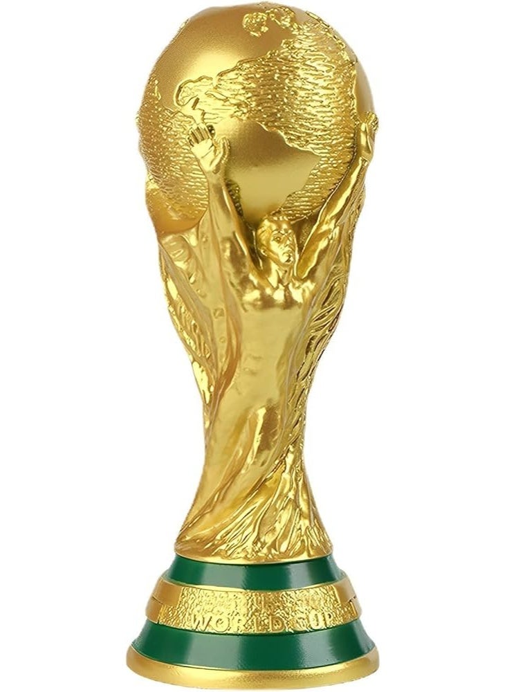 Golden Football Trophy Champion Gold Trophy World Cup Fans Football Competition (Size: 26 CM) - Image 2