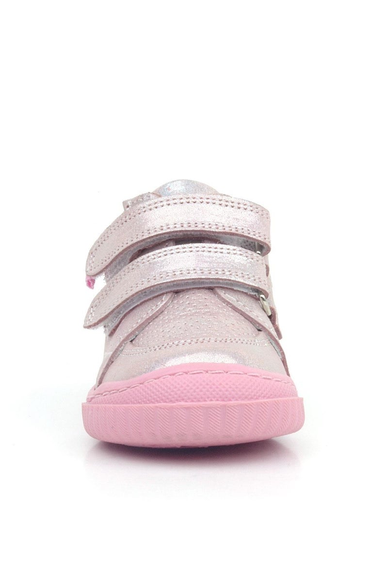 Rakerplus Raker Plus Raya Genuine Leather Shoes, Pink and Purple, with Glitter Velcro Strap for Little Girls - Image 2