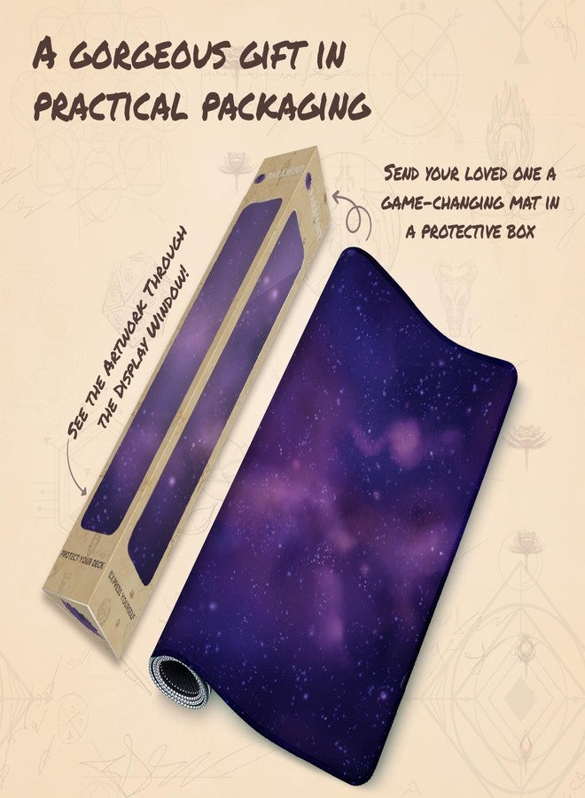 Paramint Cosmic Black (Stitched) - MTG Playmat - Compatible with Magic The Gathering Playmat - Play MTG, YuGiOh, TCG - Original Play Mat Art Designs & Accessories - Image 5